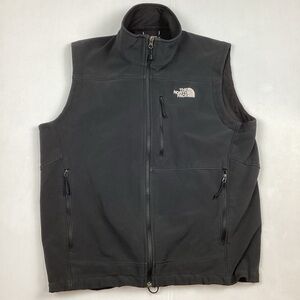The North Face Black Zip up Fleece Lined Vest Medium